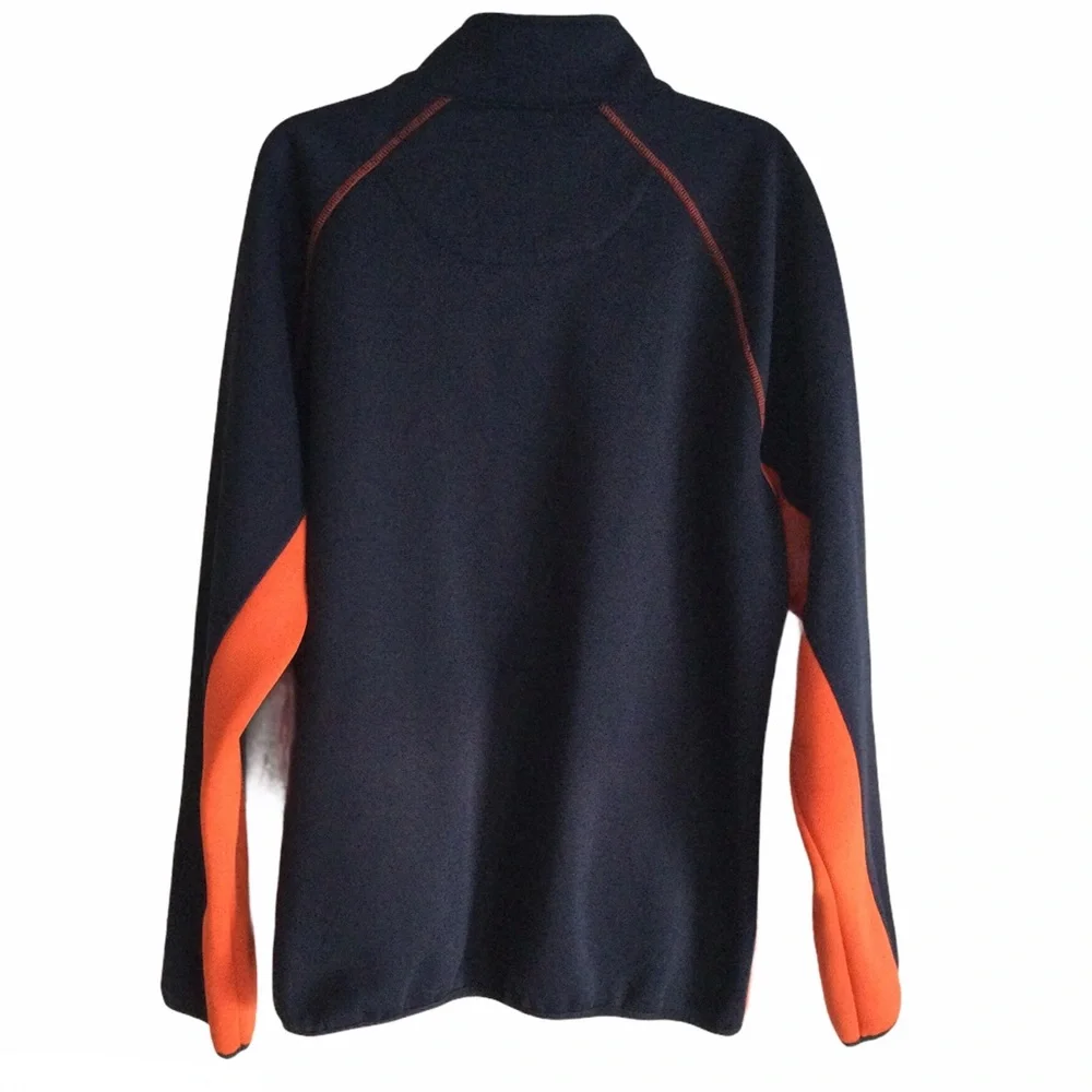 NFL Men’s Chicago Bears Football Fleece Zip Up Jacket Blue Sz XL
